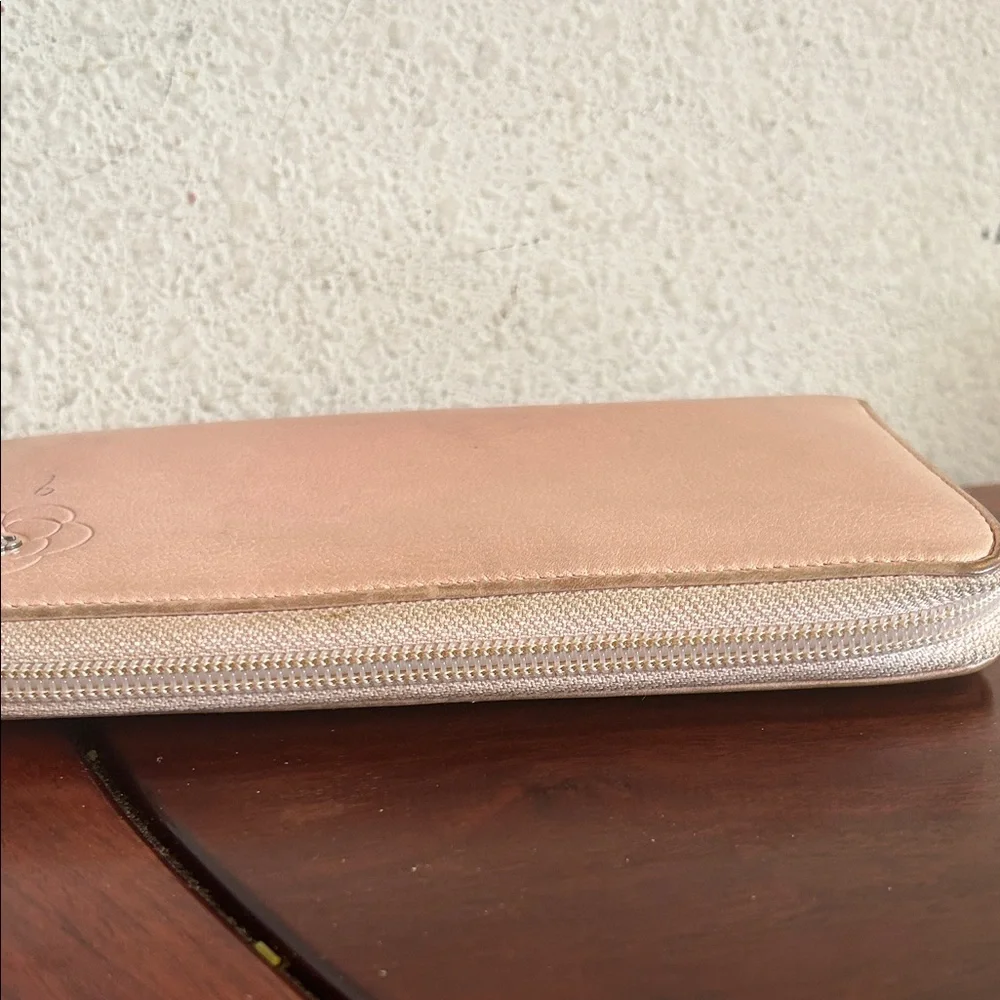 Chanel Pink Leather Wallet